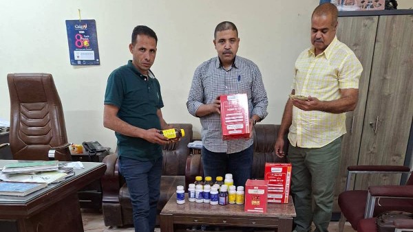 حملة رقابية بمحافظة أسيوط كميات من المبيدات الزراعية المغشوشة والمحظورة وغير المسجلة بوزارة الزراعة