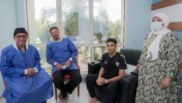 عمر معوض من مستشفى الناس