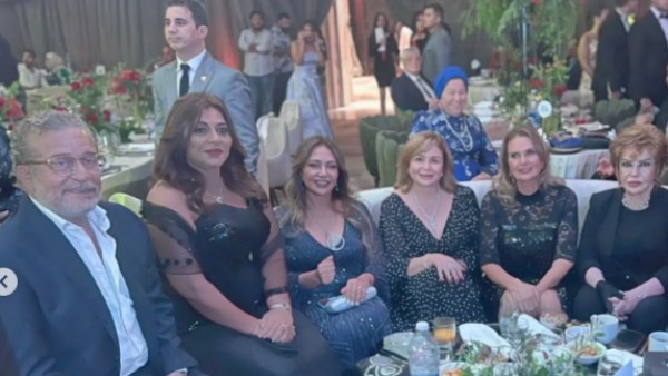 نحجوم الفن في حفل زفاف نجل صابرين