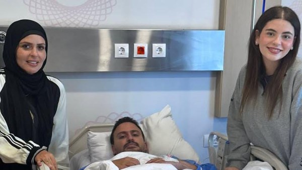   مها الصغير ونجلها ياسين السقا 