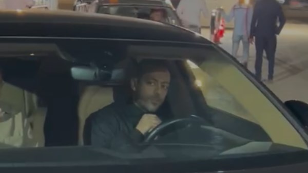 تامر عاشور في عزاء طارق توكل 