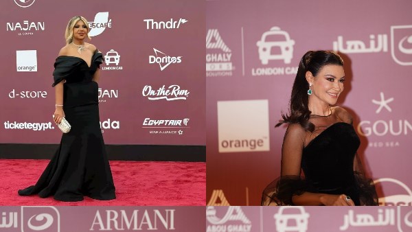 نجمات الفن والإعلام يتألقن  على ريد كاربت مهرجان الجونة السينمائي