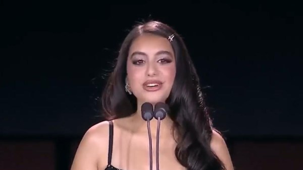 ياسمينا العبد في تقديم حفل افتتاح مهرجان الجونة السينمائي في دورته التاسعة 