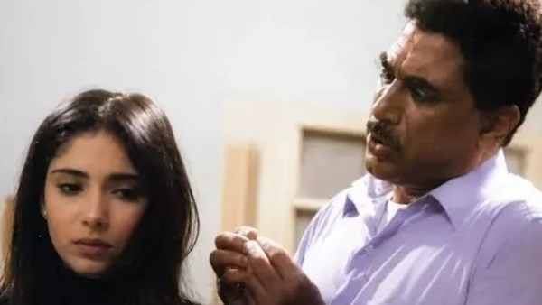 منى زكي مع الراحل أحمد  زكي 