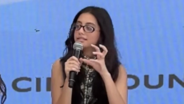 ياسمينا العبد في ندوة اختيار الممثل بمهرجان الجونةن