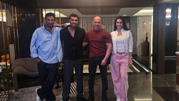 ياسمين صبري وعمرو سعد وتامر مرسي ومحمد سامي 