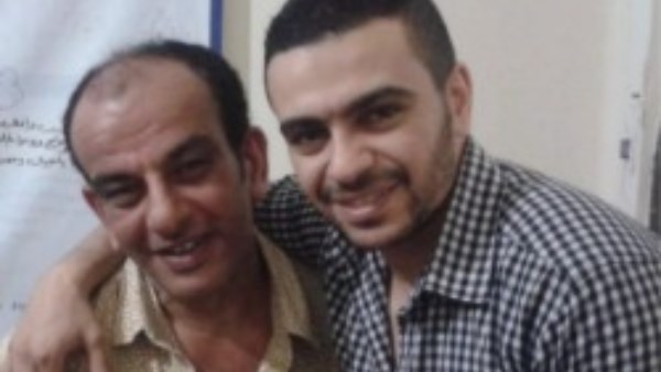 كريم الحسيني ووالده الراحل 