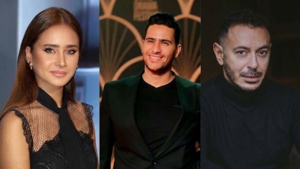 محمود حجاج  ومصطفى شعبان ونيللي كريم 