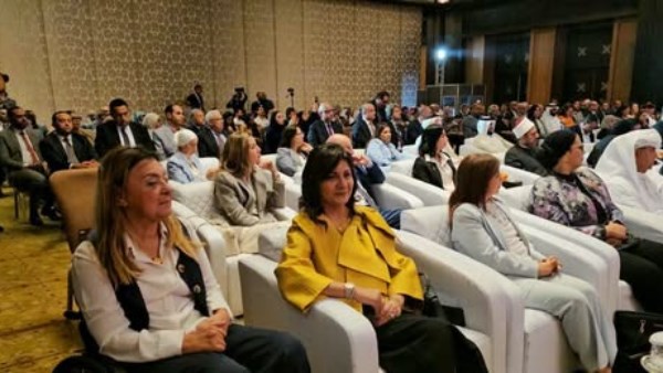 جانب من حفل افتتاح مكتب قطر الخيرية في مصر