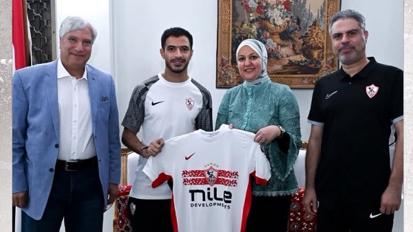 بعثة الزمالك تلبي دعوة السفيرة المصرية