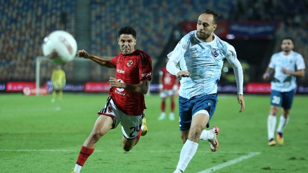 من مباراة الأهلي والقناة