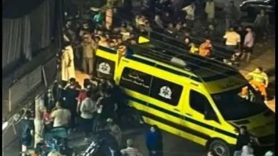 زوج يشعل النار في زوجته بالفيوم والشرطة تكثف جهودها لضبطه