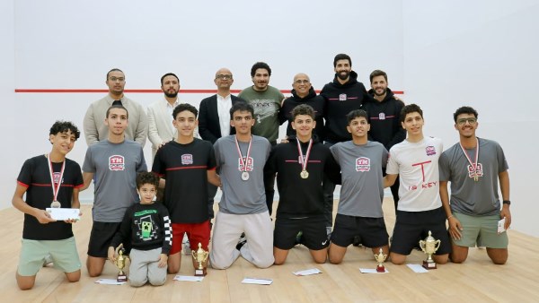 سيليا على خريطة الإسكواش بعد تنظيم بطولة ناجحة بمشاركة 24 لاعبًا 