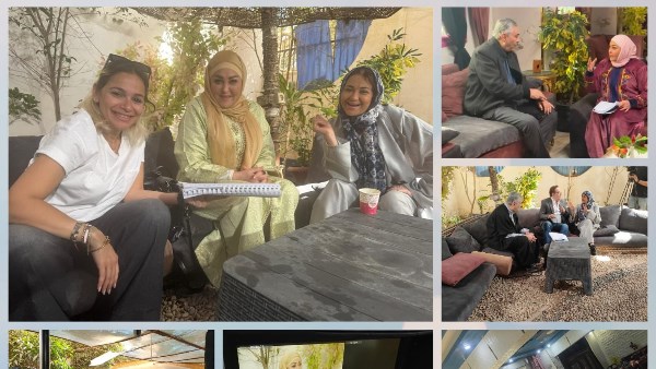 أول صور من كواليس «عائلة مصرية جدًا» لـ نهال عنبر ومروة عبد المنعم قبل طرحه