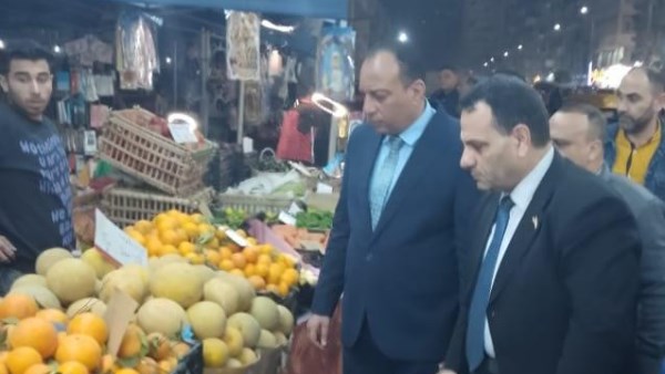 تفقد وكيل وزارة التموين ورئيس حى اول المنتزة معرض سيدى بشر 