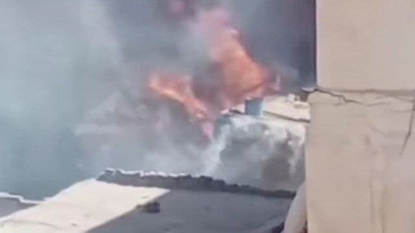 صورة من الحريق