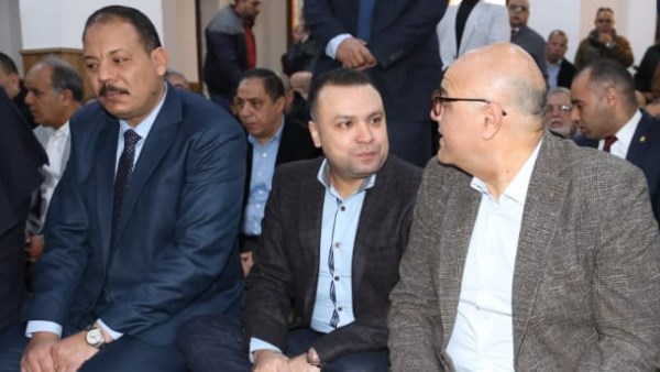 جانب من افتتاح المسجد 