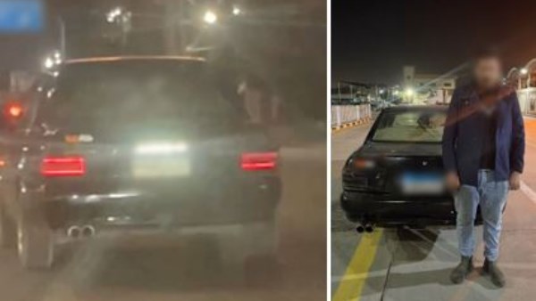  الأمن يضبط سيارة عرضت حياة المواطنين للخطر 