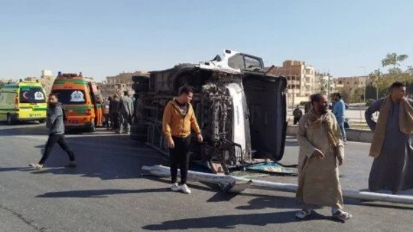  حادث مروري مروع بالمنيا