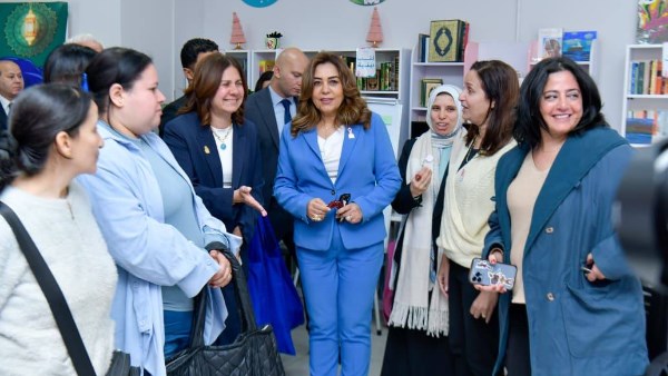 وزيرة التنمية المحلية والبيئة تتفقد مؤسسة "بهية" لدعم محاربات السرطان
