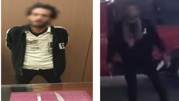 ضبط شخص يحمل سلاح أبيض في شوارع الغربية