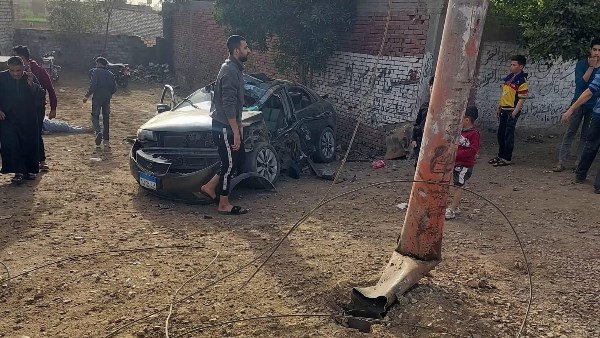 جانب من الحادث 