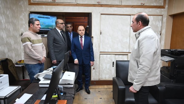 جولة محافظ الغربية بديوان المحافظة 