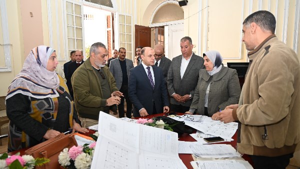 جولة محافظ الغربية في مجلس مدينة كفرالزيات 