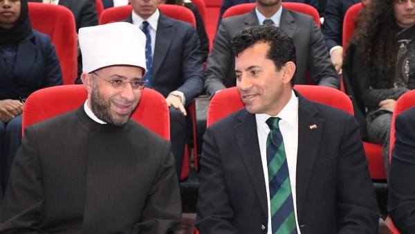 وزير الشباب مع وزير الأوقاف