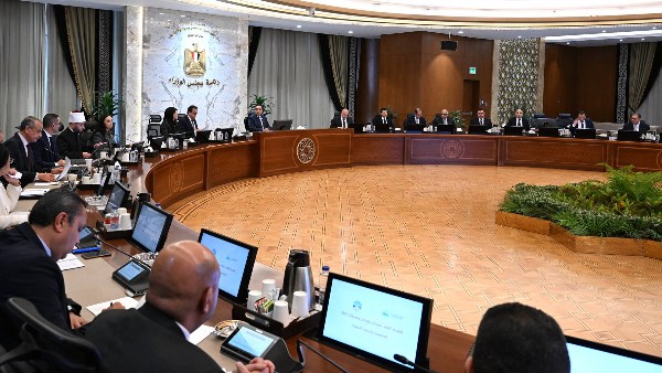 جانب من اجتماع مجلس الوزراء 