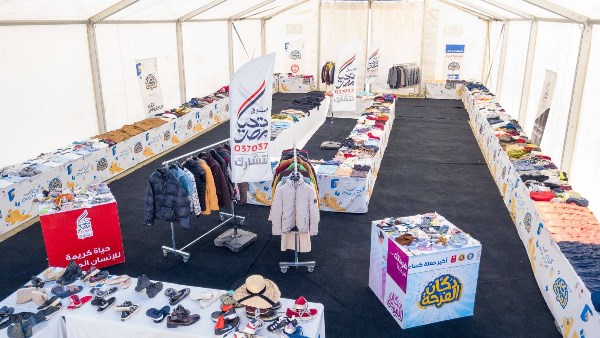 ضيوف معرض دكان الفرحة من صندوق تحيا مصر