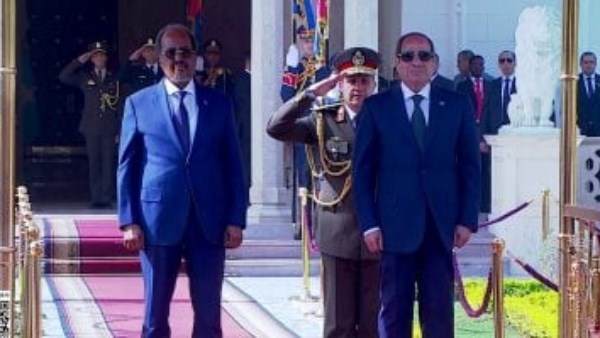 السيد الرئيس عبد الفتاح السيسى ونظيره الصومالى