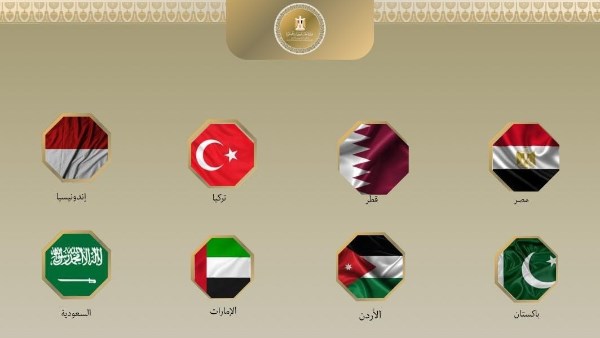 بيان مشترك لـ وزراء خارجية مصر و7 دول 