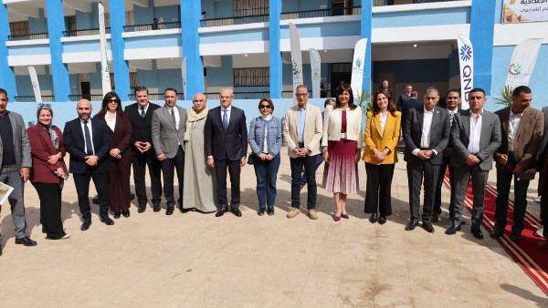 جب من افتتاح مدرسة شهداء نزلة الشوبك الإعدادية بالبدرشين