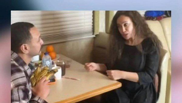 أحمد خالد صالح وهند صبري من كواليس تصوير مناعة 