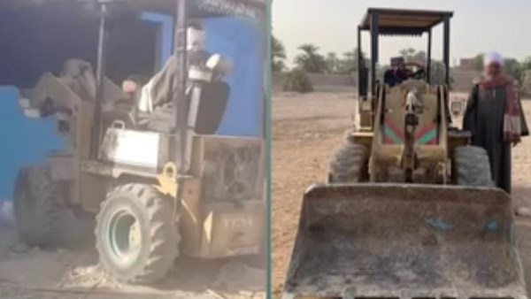 تفاصيل القبض علي الاب المتهم بهدم منزل ابنته باستخدام لودر بسوهاج 