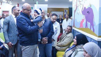 محافظ الإسكندرية يتفقد "مستشفى نيل الأمل" 