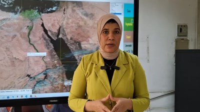 منار غانم، عضو المركز الإعلامي بالهيئة العامة للأرصاد الجوية