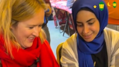 بتقور وتحشي.. المستشار الإعلامية لسفارة ألمانيا تشارك بإفطار المطرية