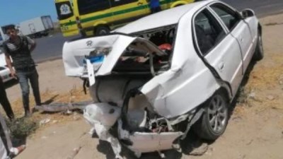 إصابة 6 أشخاص نتيجة لحادث سير بمركز أبو المطامير بالبحيرة 