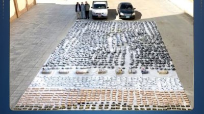 ضبط 3 أطنان من المواد المخدرة بقيمة مالية 230 مليون جنيه  
