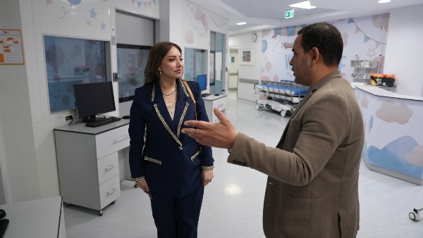 دينا شرف تشيد برقي تقديم خدمات مستشفى الناس للمرضي بالمجان.. وتدعو لدعمها بالتبرعات