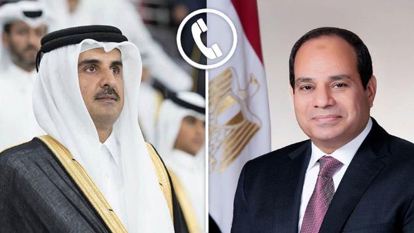 الرئيس السيسي وأمير دولة قطر