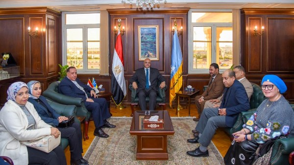 محافظ الإسكندرية و مجلس نقابة الصحفيين بالإسكندرية 
