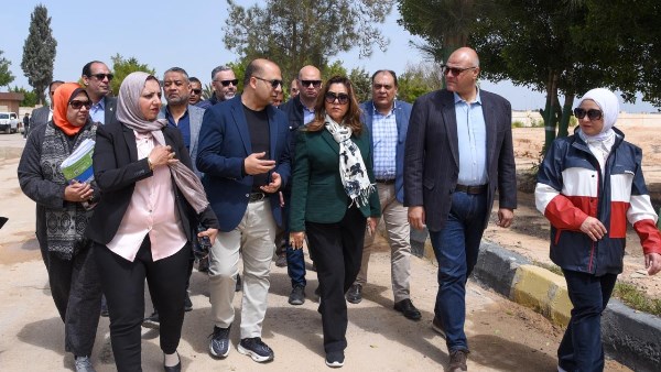 وزيرة التنمية المحلية والبيئة ومحافظ الإسكندرية يتفقدان مركز الناصرية لمعالجة والتخلص من المخلفات الخطرة 