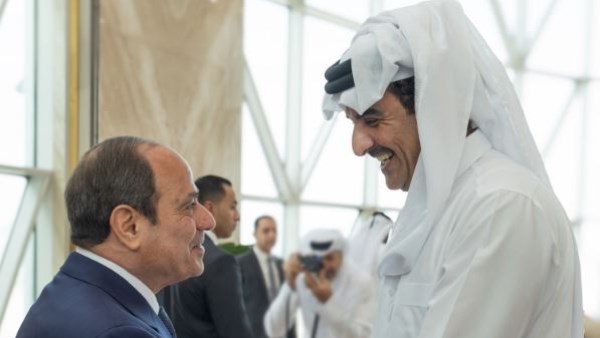 جانب من جولة الرئيس السيسي في قطر