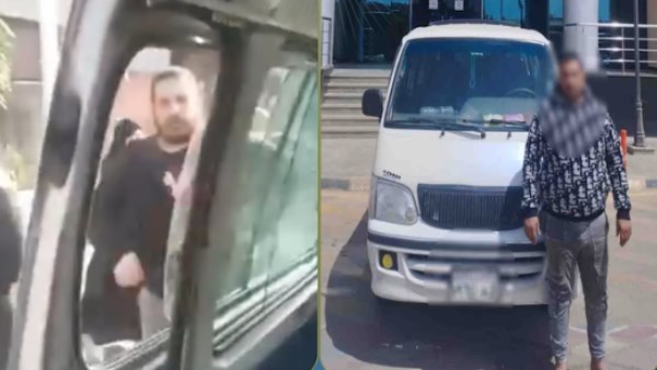 ضبط سائق ميكروباص تعدى على راكب