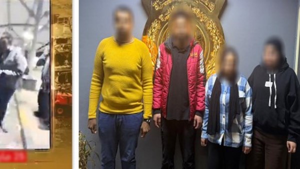 مشاجرة بين فتاتين وعامل بموقف سيارات 