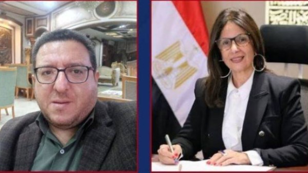 وزيرة الثقافة والمحامي على أيوب - أرشيفية 