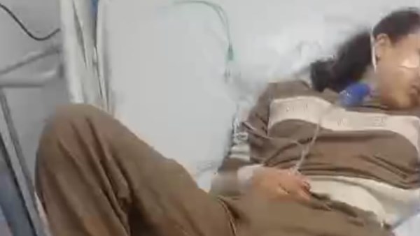 الطفلة المصابة 